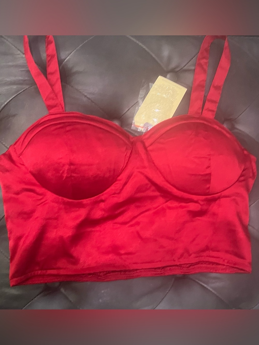 BRAND NEW B.O.G Collective Women’s Padded Crop Top Size Medium